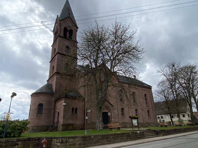 Johanneskirche Simmersfeld Wanderungen und Rundwege komoot