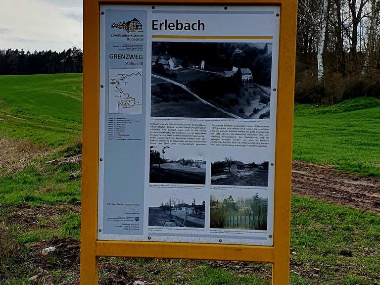 Placa conmemorativa de Erlebach: Rutas MTB | Komoot