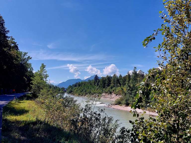 Rechte Saalachzeile Radtouren und Radwege komoot