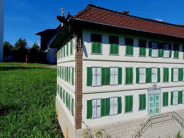 Modell ehemaliges Schloss Eishausen Radtouren und Radwege komoot