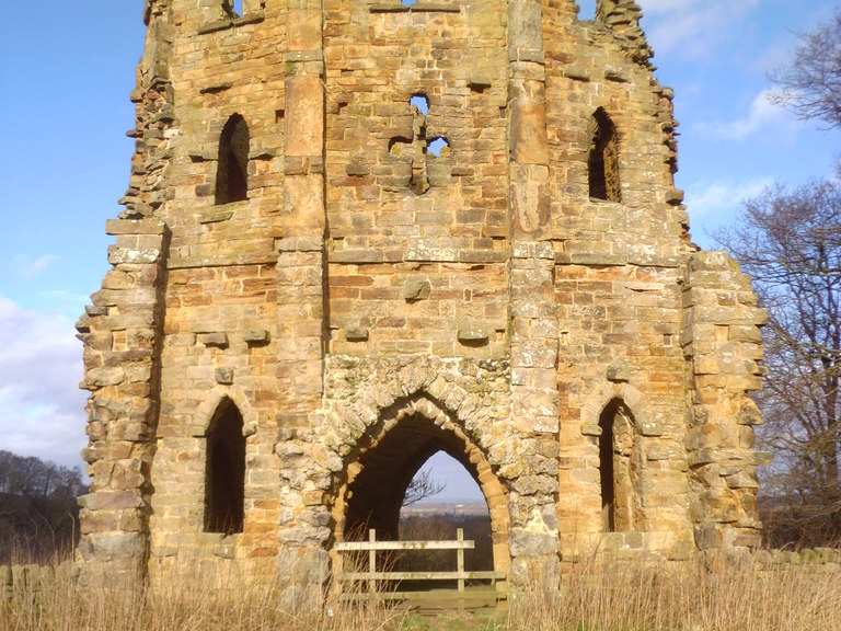 Church of St Andrew and Mowbray Castle loop from Azerley — Nidderdale ...