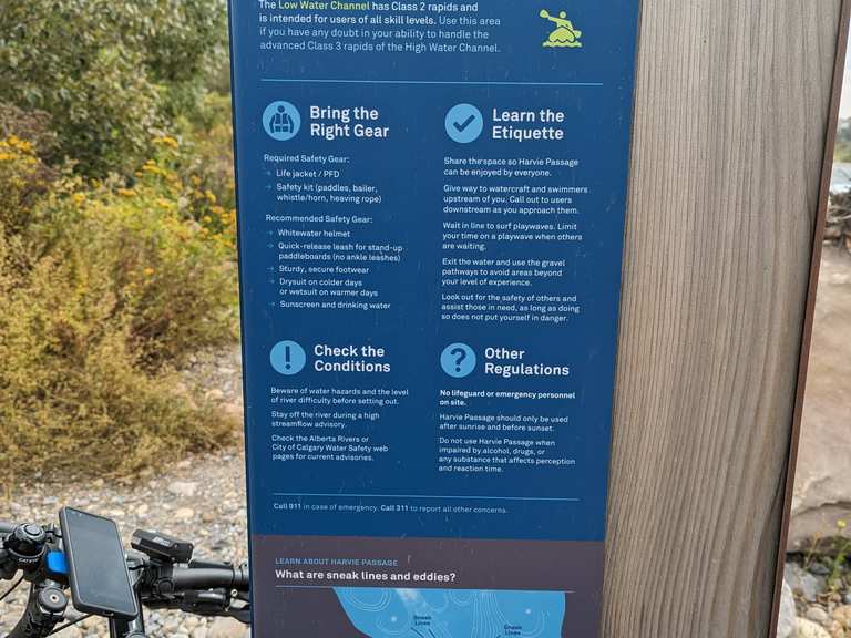 Bow River Pathway loop — Calgary | randonnée pédestre | Komoot