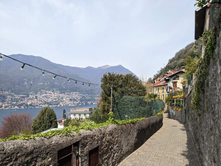 Stage 1: From Como to Torno - The Strada Regia on Lake Como | hike | Komoot