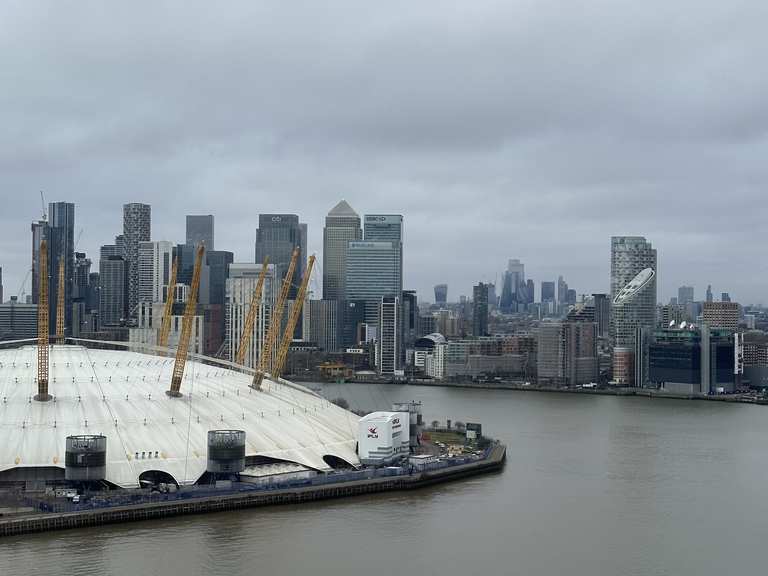 The Thames Barrier to The O2 Arena — Thames Path National Trail | hike ...
