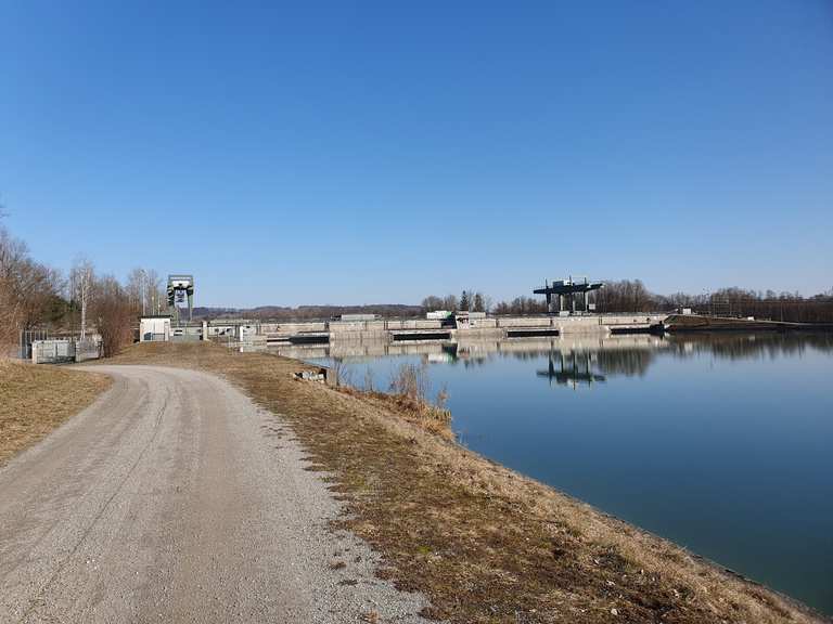 Dammweg am Inn Wanderungen und Rundwege komoot