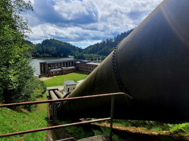 Pipelines of the Kraftwerk Häusern MountainbikeTouren und Trails