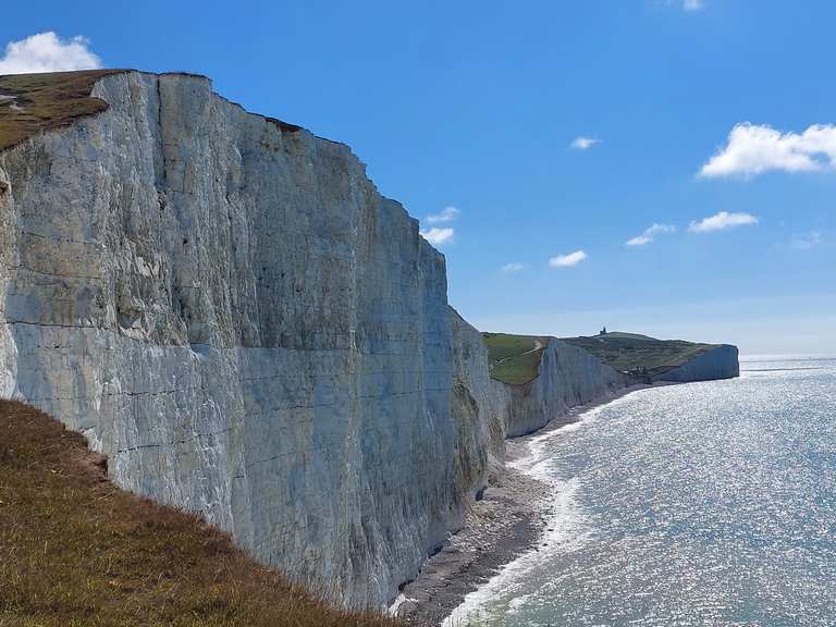 Beachy Head Vuurtoren naar Beachy Head View lus vanuit Exceat — South ...