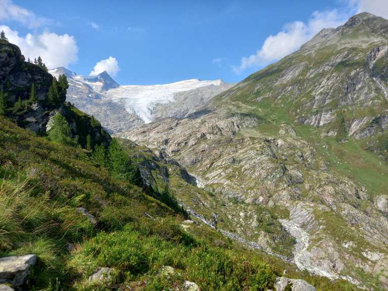 Spannender steiler Pfad neben rauschendem Bach - Matrei in Osttirol ...