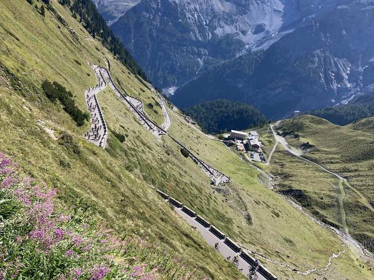 Beginn Auffahrt zum Passo Stelvio: Mountainbike-Touren und -Trails | komoot