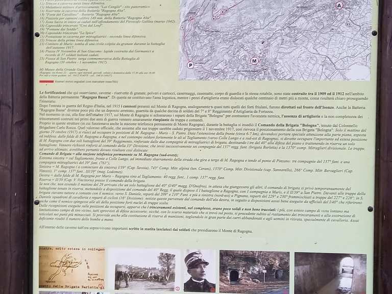 Itinerario del complesso fortificato del Monte di Ragogna | escursione ...