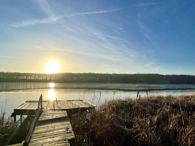 Badestelle am Heinersdorfer See Wanderungen und Rundwege komoot