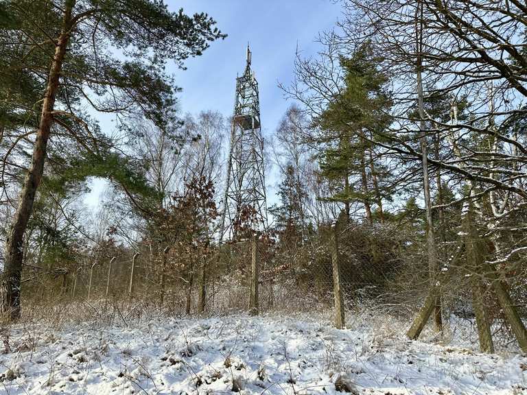 Der Sendemast auf dem Krähenberg Wanderungen und Rundwege komoot
