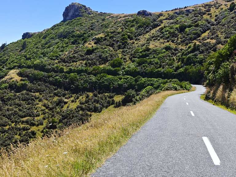 Summit Road (Akaroa) Cycle Routes and Map | Komoot