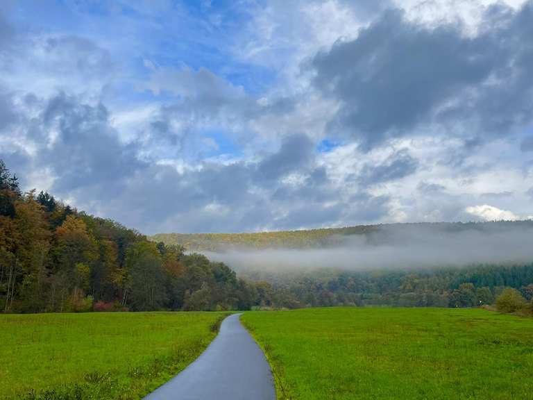 Fr. Saale-Radweg bei Michelau - Itinéraires vélo et carte | Komoot