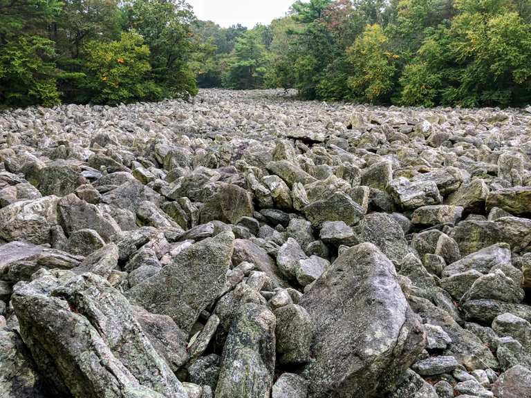 River of Rocks Trail loop — Hawk Mountain Sanctuary hike Komoot