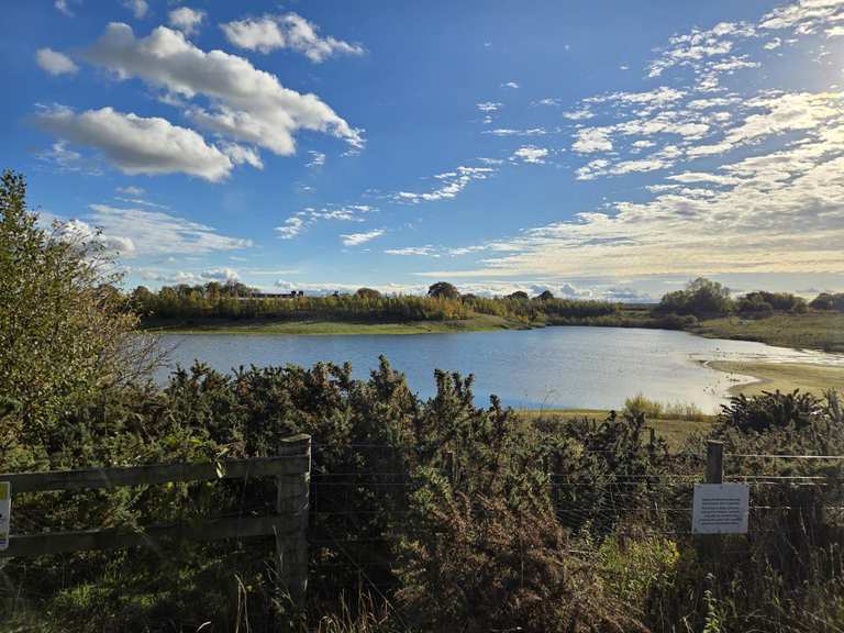 Scorton Lakes Walk Map – RAF Scorton Memorial Plaque loop from ...