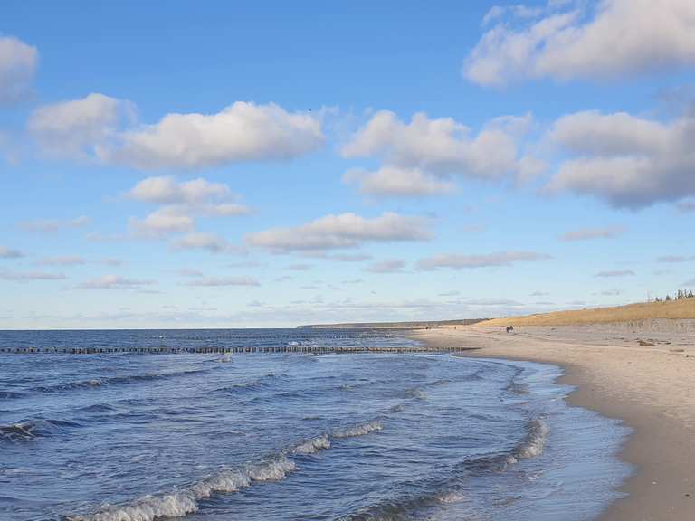 Strand zwischen Ahrenshoop und Weststrand: Wanderungen und Rundwege ...