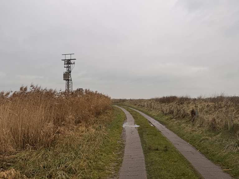 South bank path on the Treene near Hude - Routes for Walking and Hiking ...