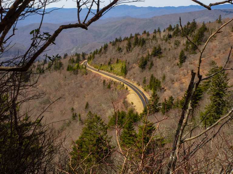 Blue Ridge Parkway to Waterrock Knob climb from Hwy 19: Rennradfahren ...