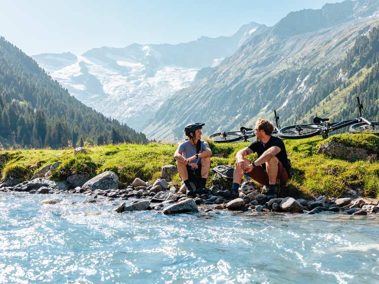 Mächtige Wasserfälle und Gletscher im Krimmler Achental | Mountainbike ...