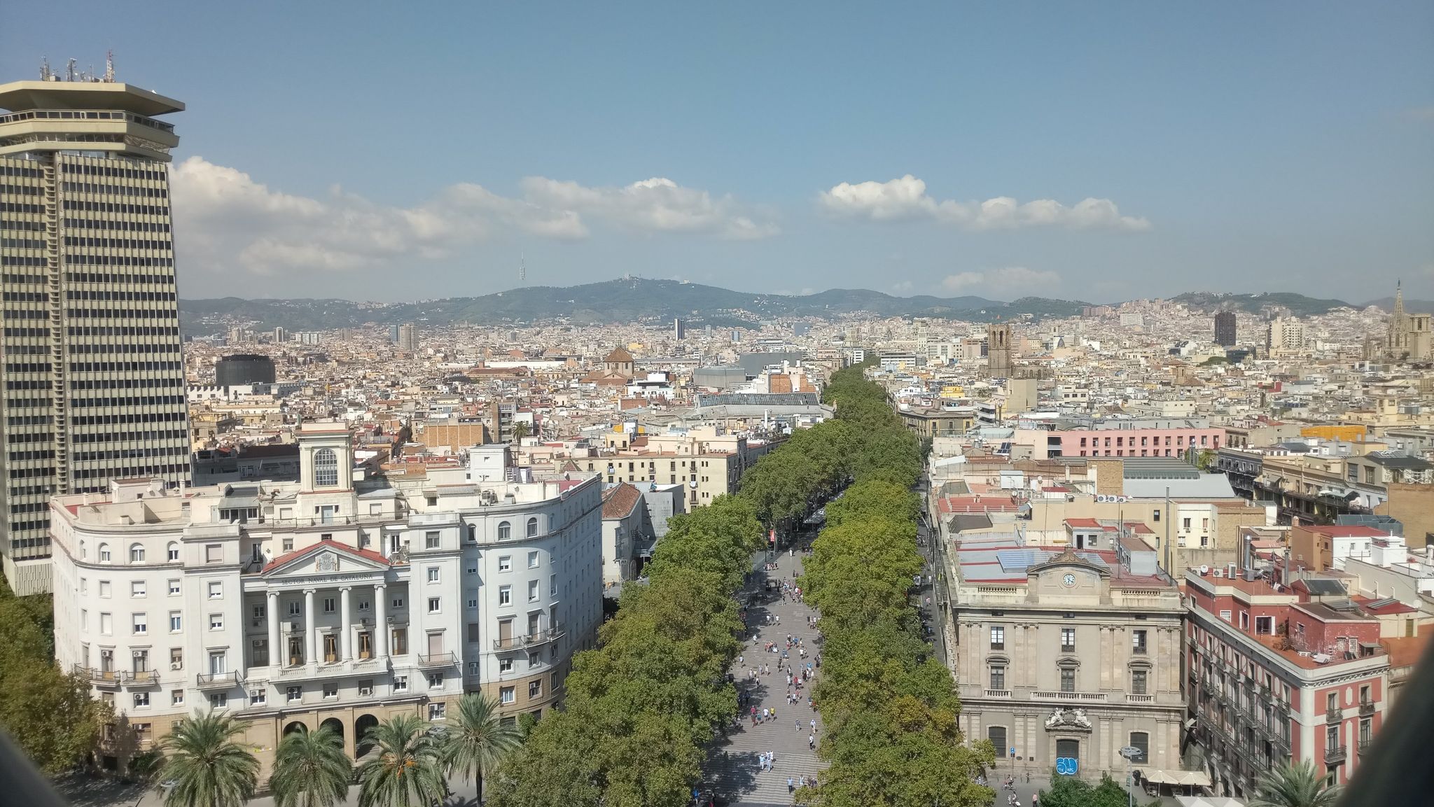 Ramblas von oben