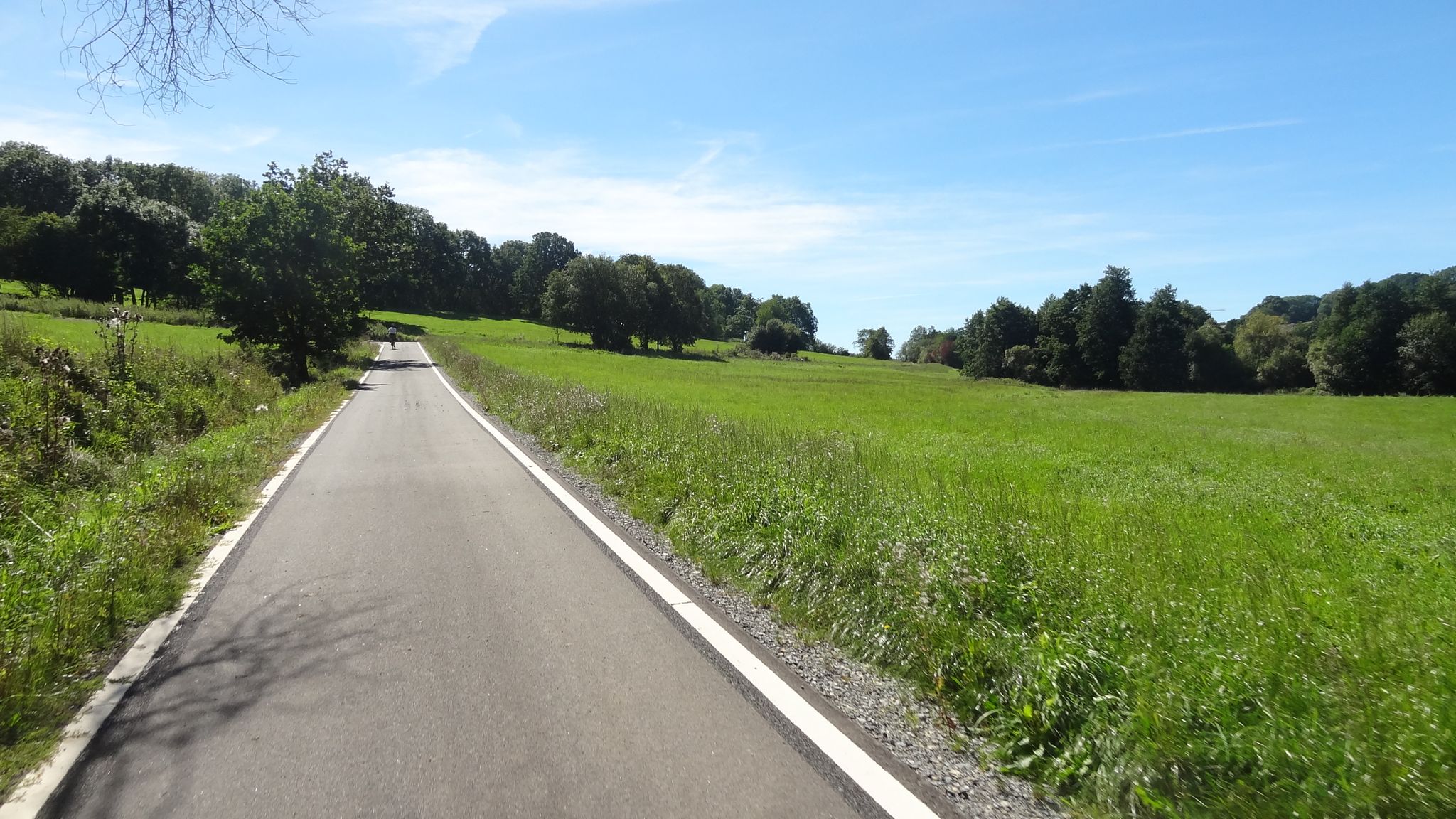 Der neue Radweg zwischen Poppenrod und Jossa