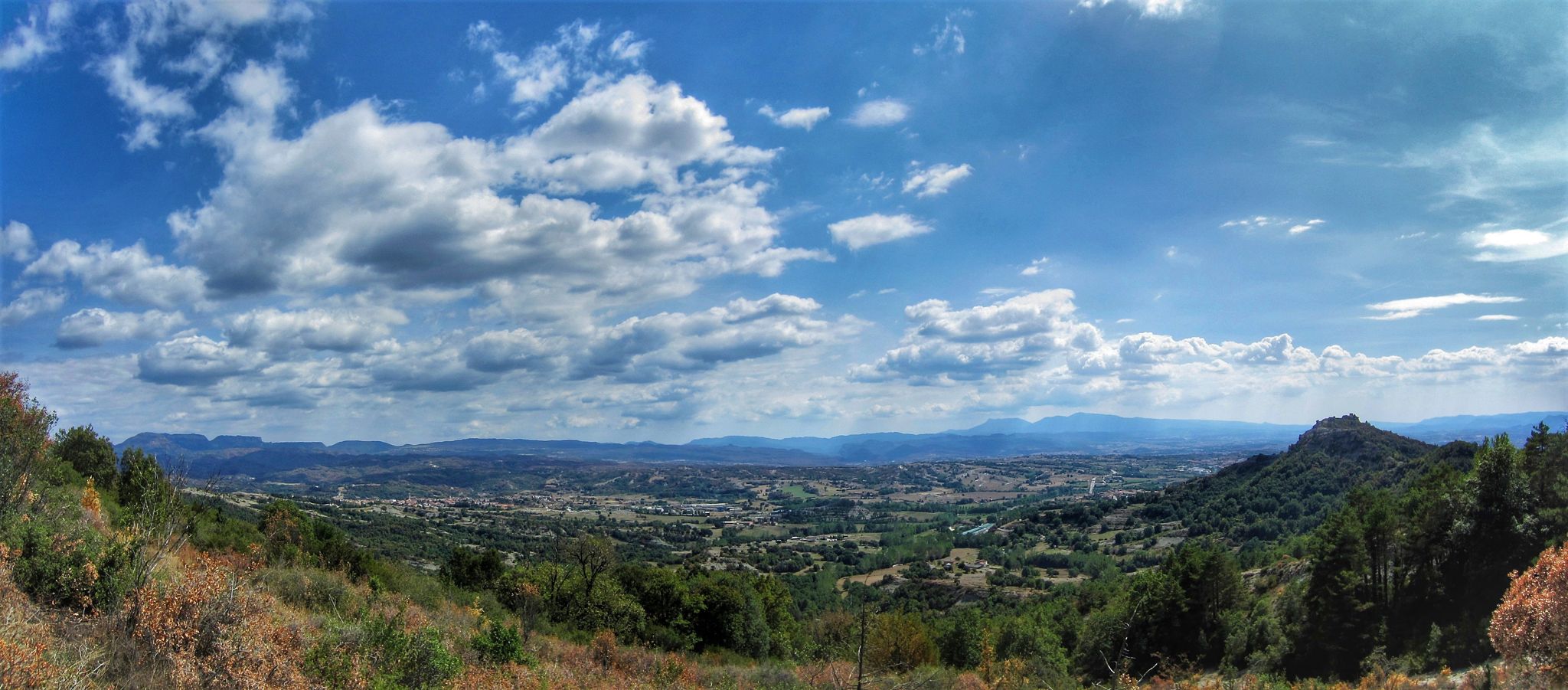 Panoràmica des del Coll de Maronta