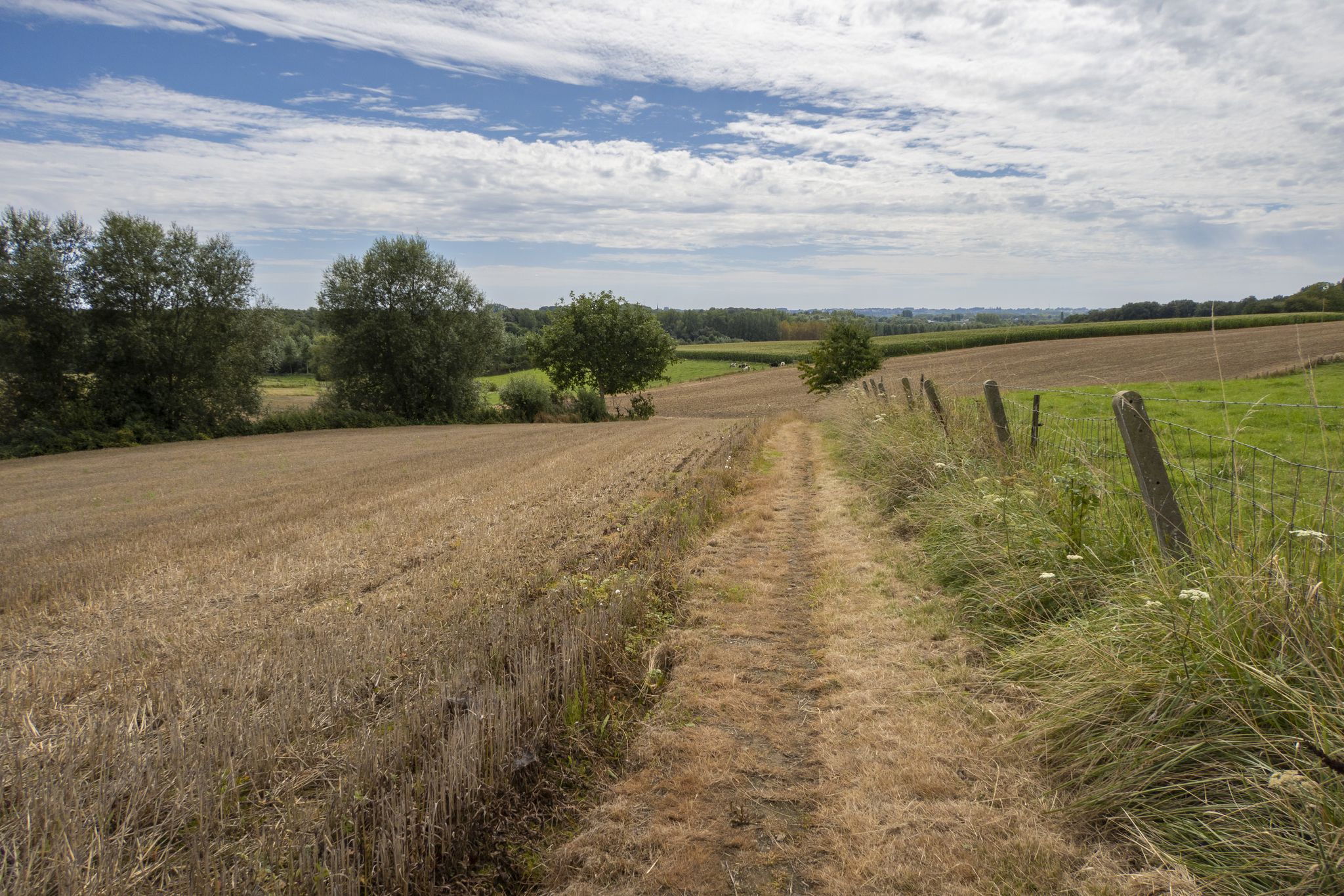 Door het golvend landschap naar Bekkerzeel