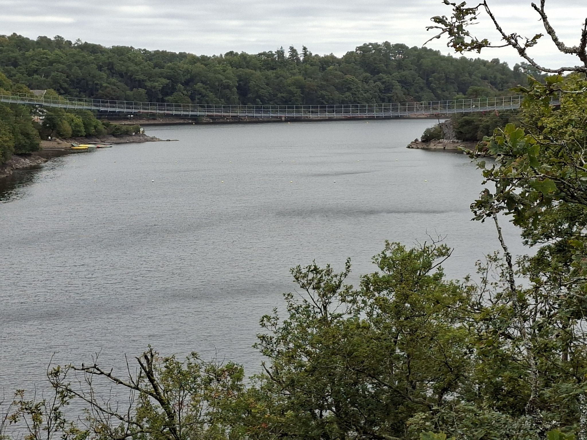 Blick auf die neue Brücke