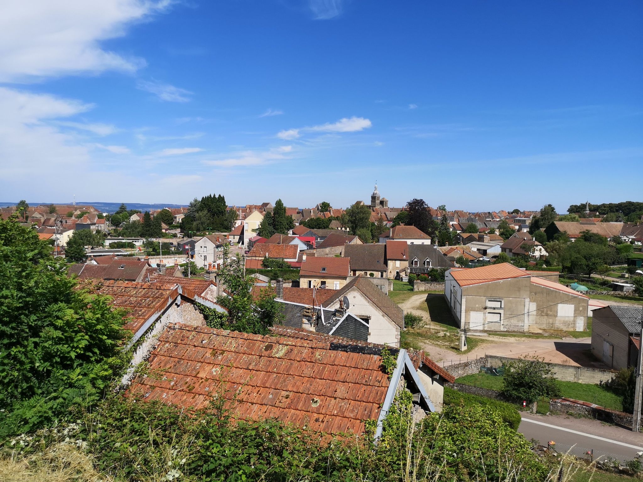 Arrivée sur Saulieu