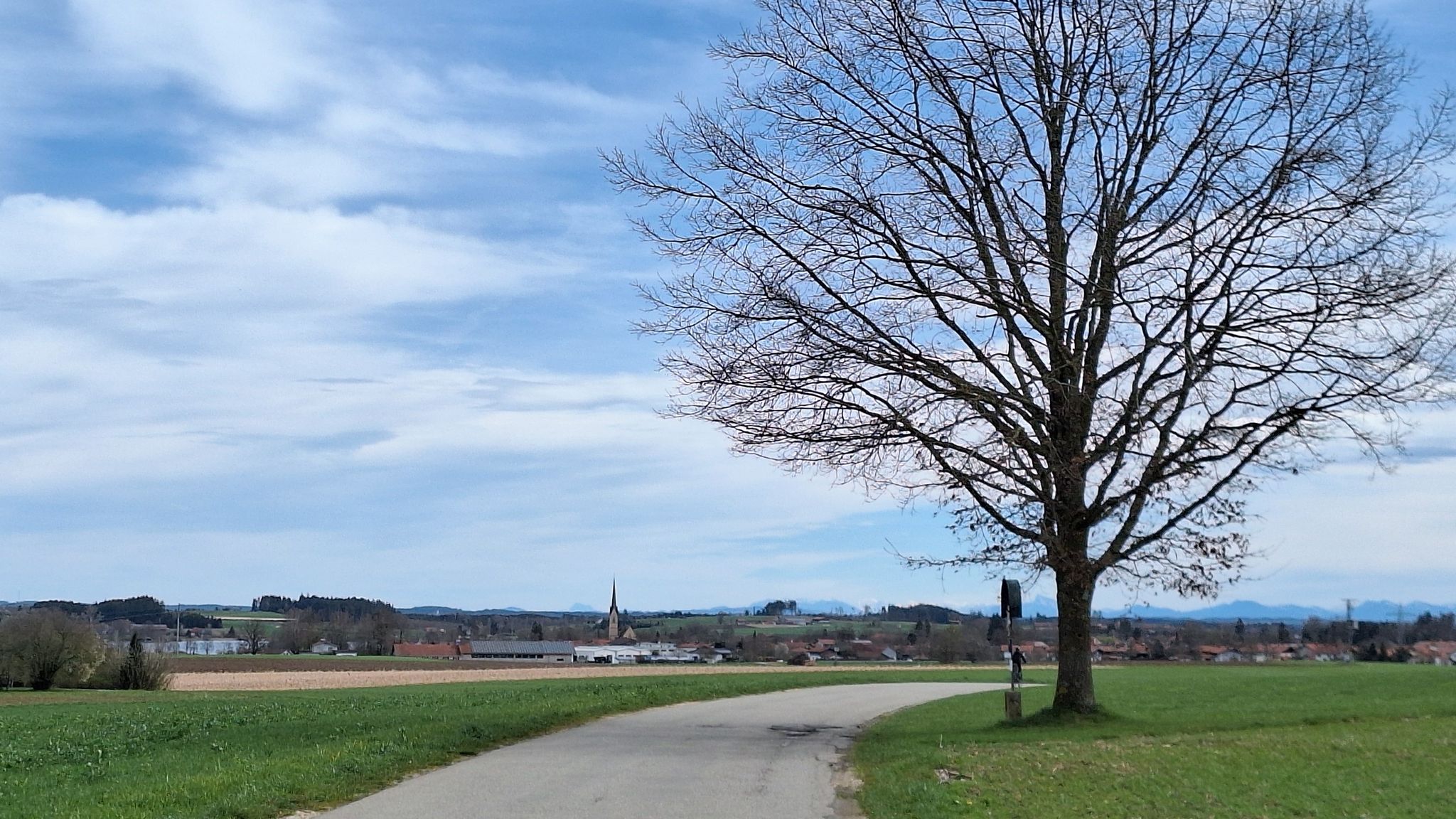 Blick auf Obing