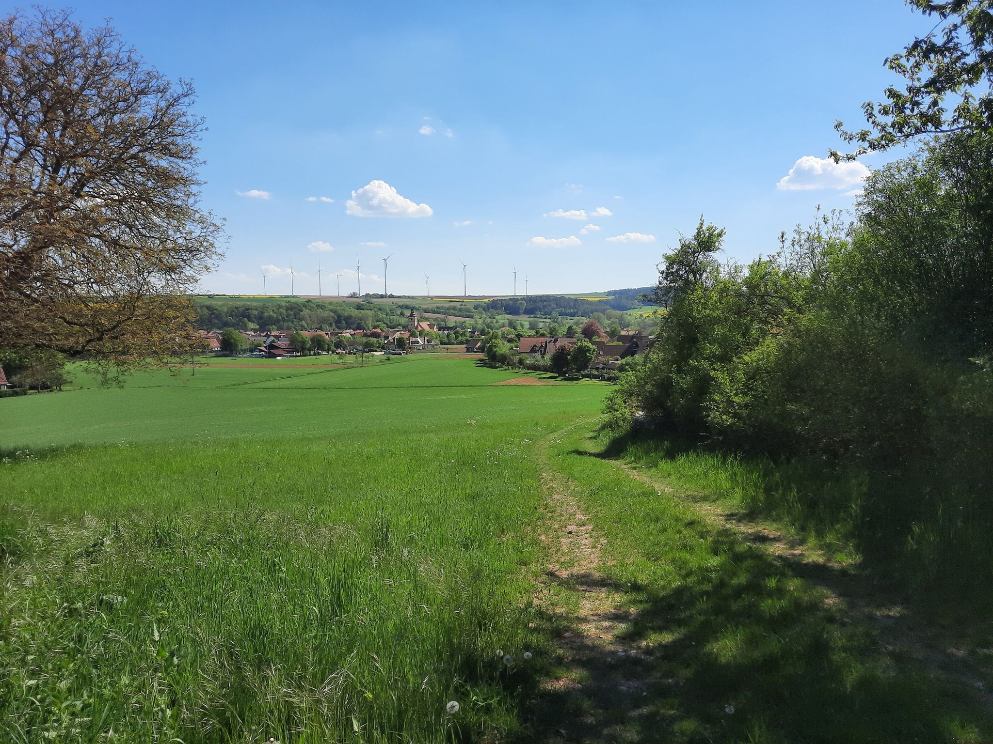 vor uns schon zu sehen Oberstreu