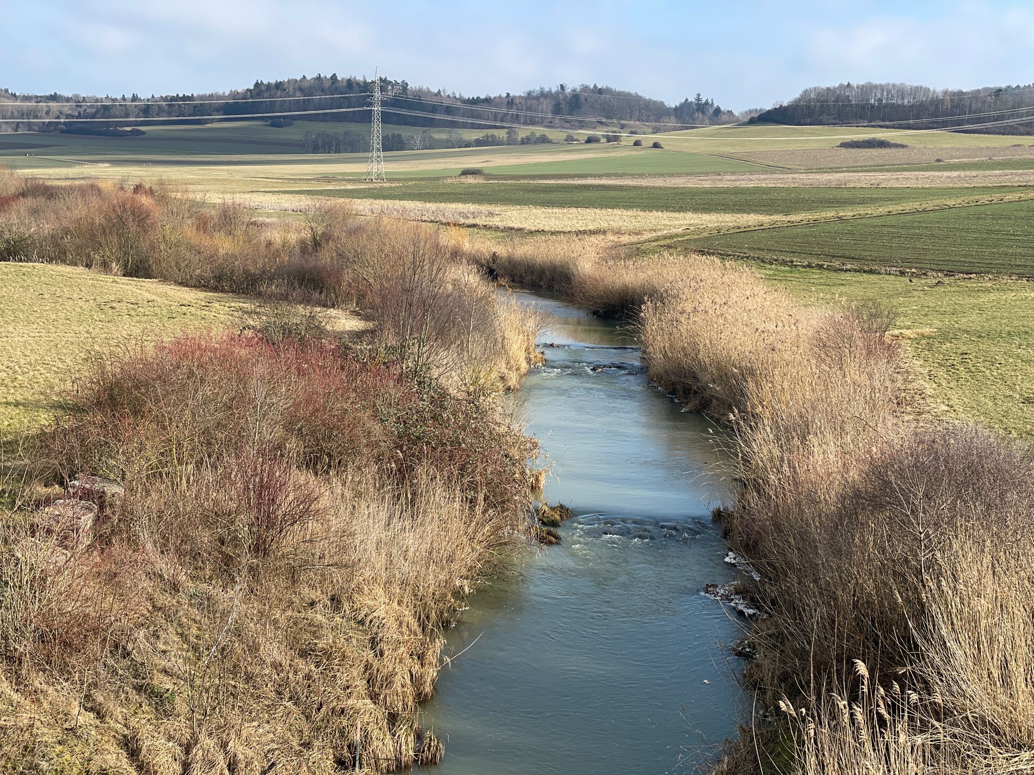 Blick in die Sechta