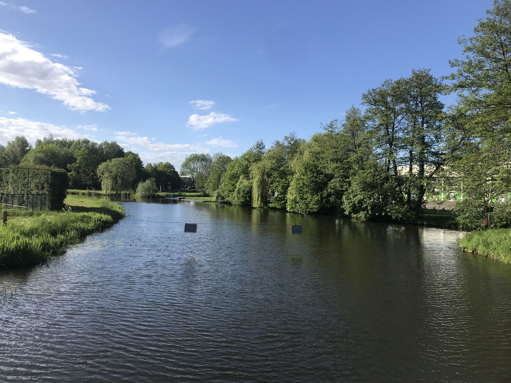 Bootsanlegestelle an der Hase 