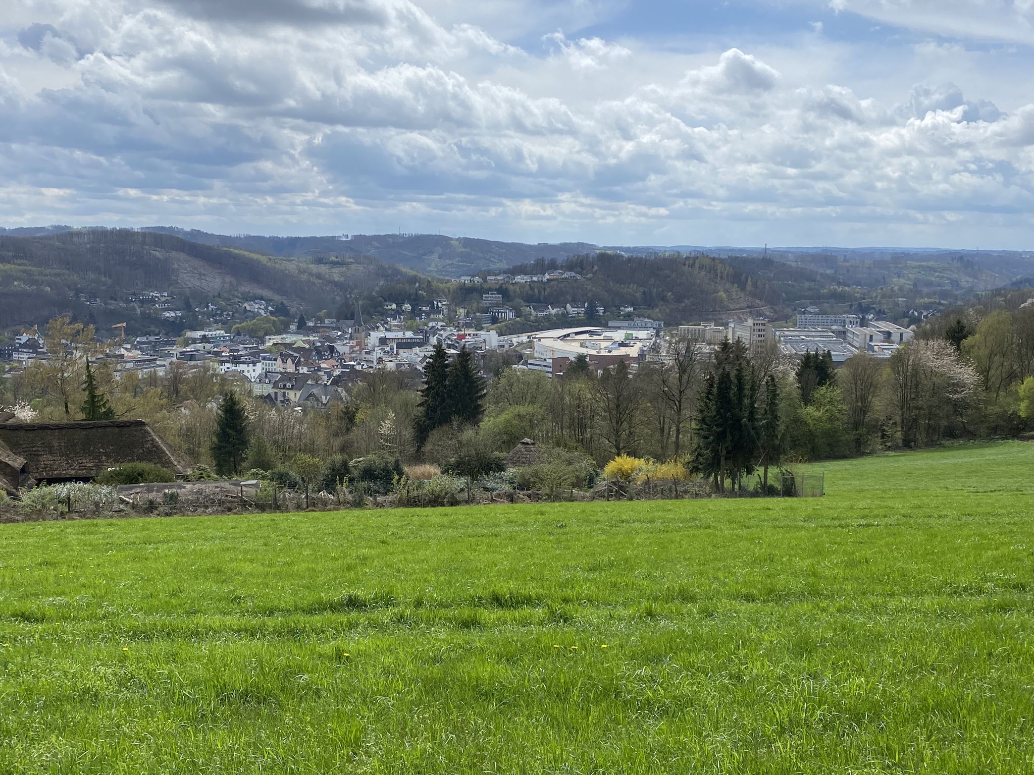 Toller Blick auf die Gummersbacher Innenstadt . . .