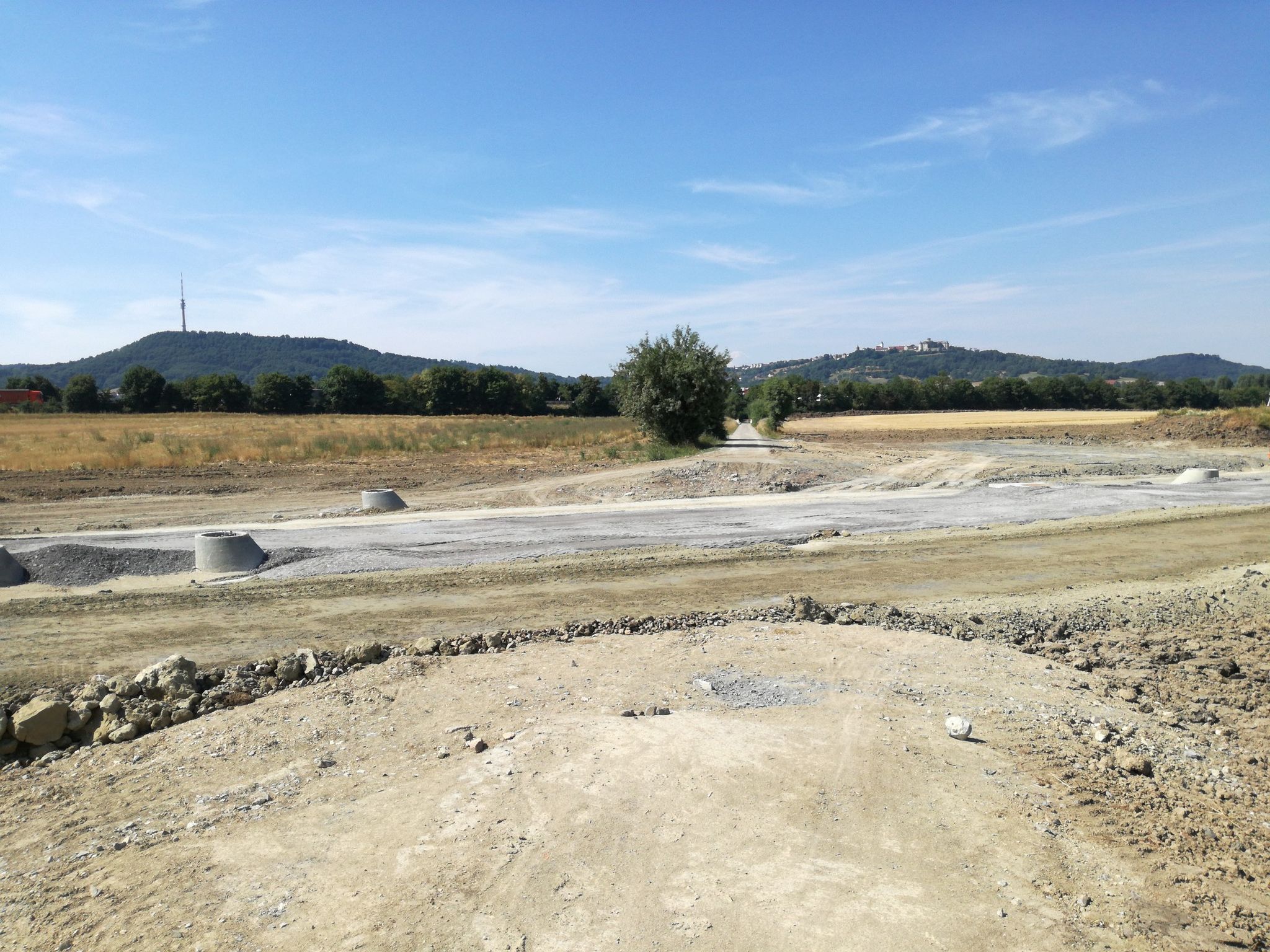 Würth Baustelle unter Waldenburg