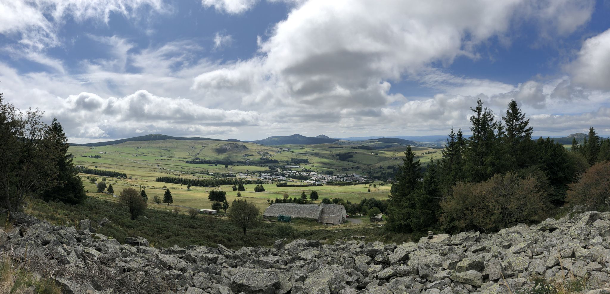 Aussicht auf Les Estables