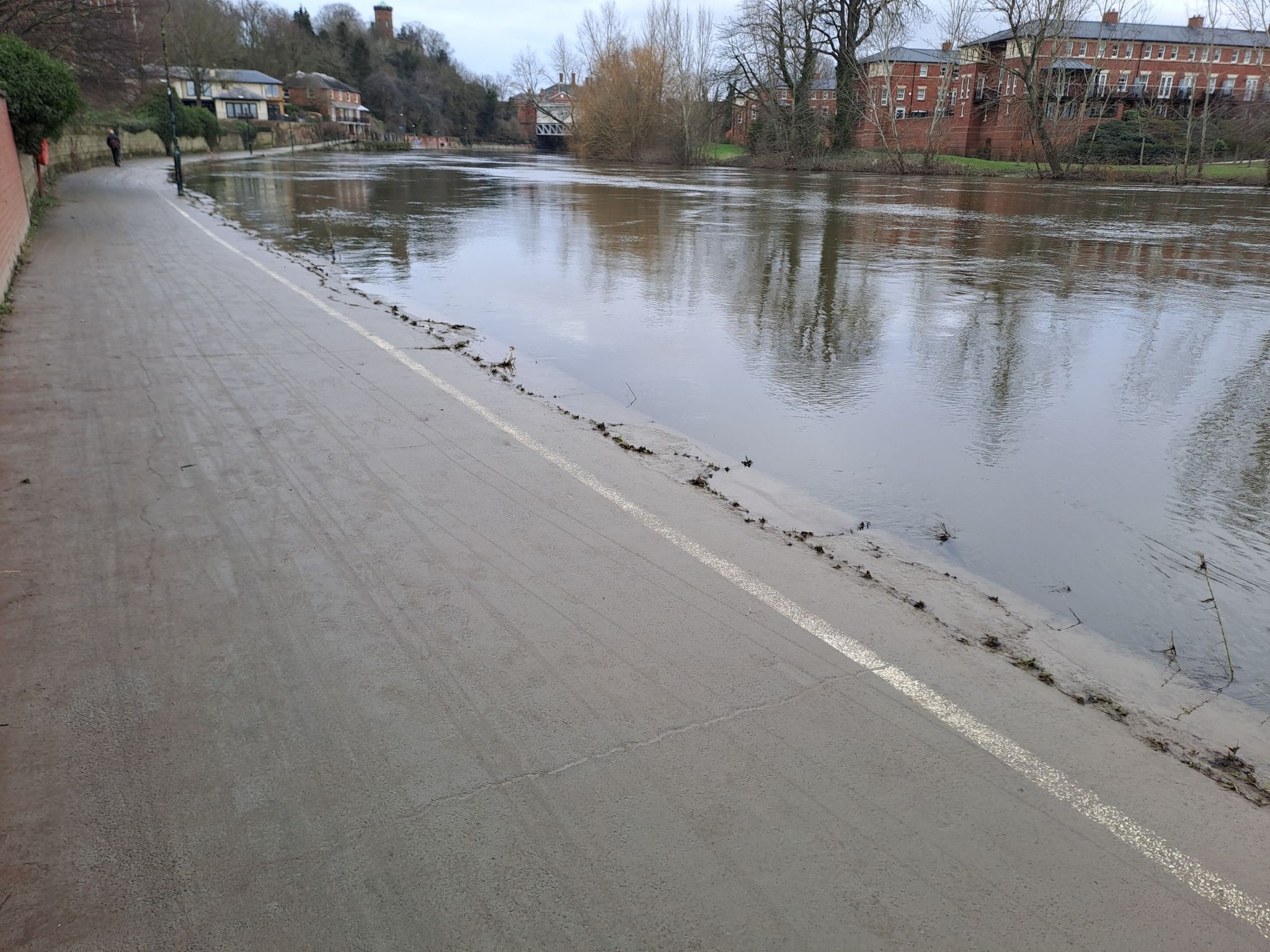 a bit of flooding
