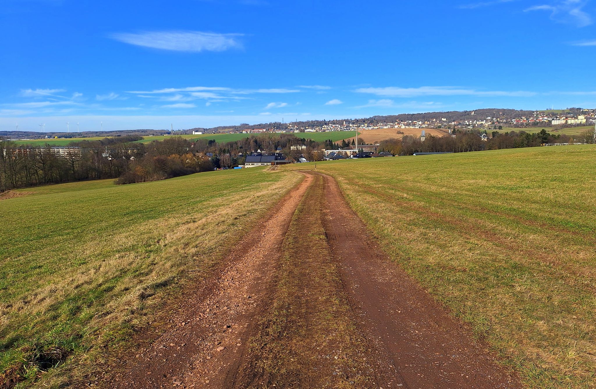 Weg nach Oberlungwitz