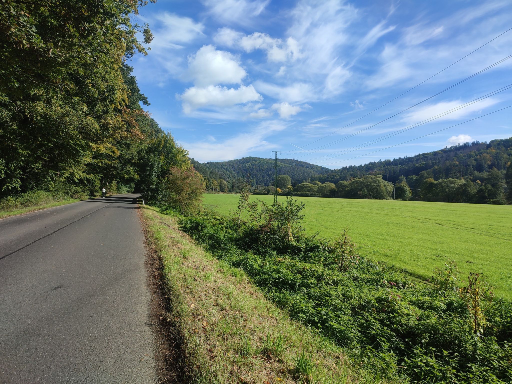 Radroute 19 entlang der Sazava