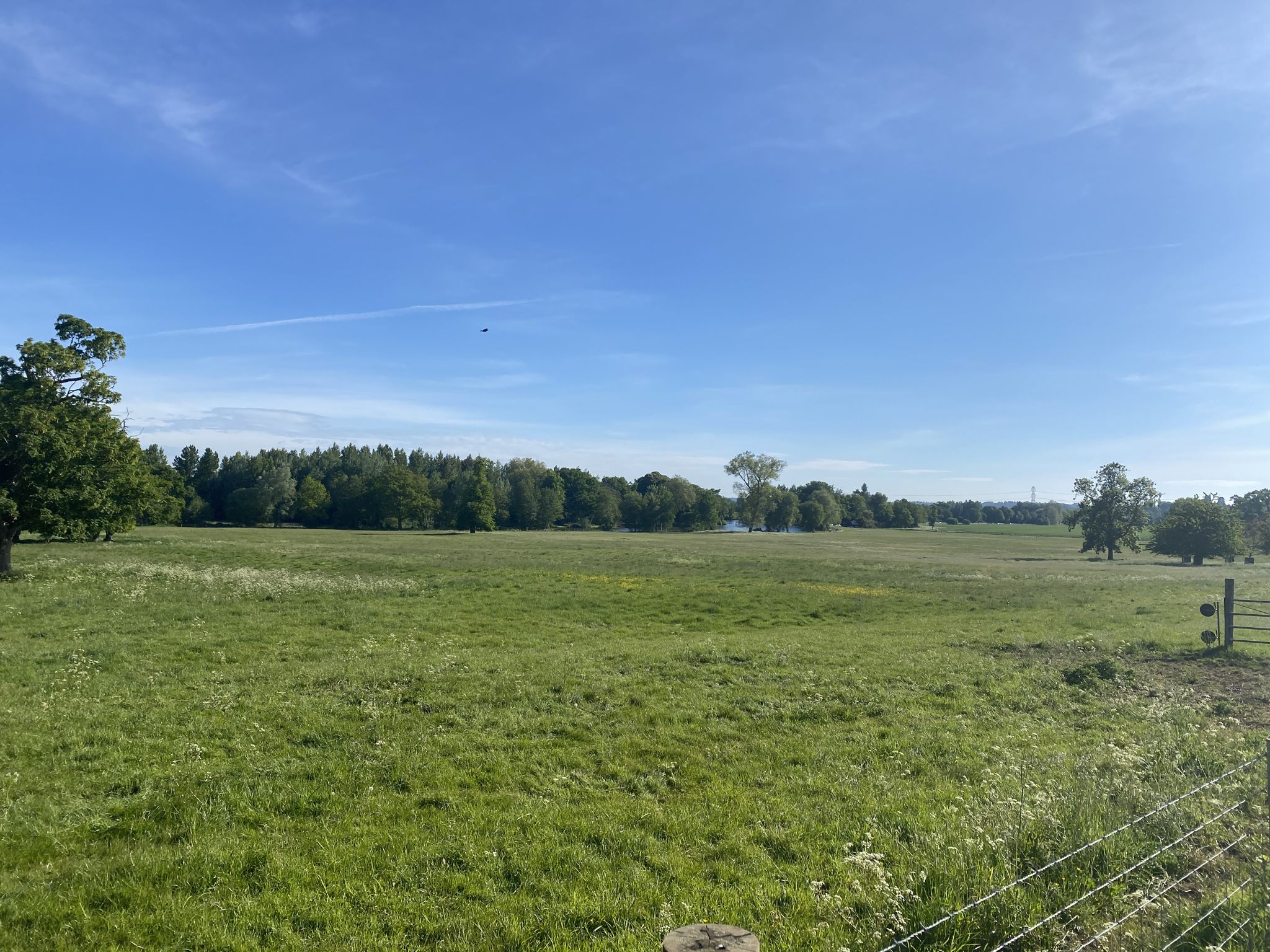 Leaving Castle Ashby