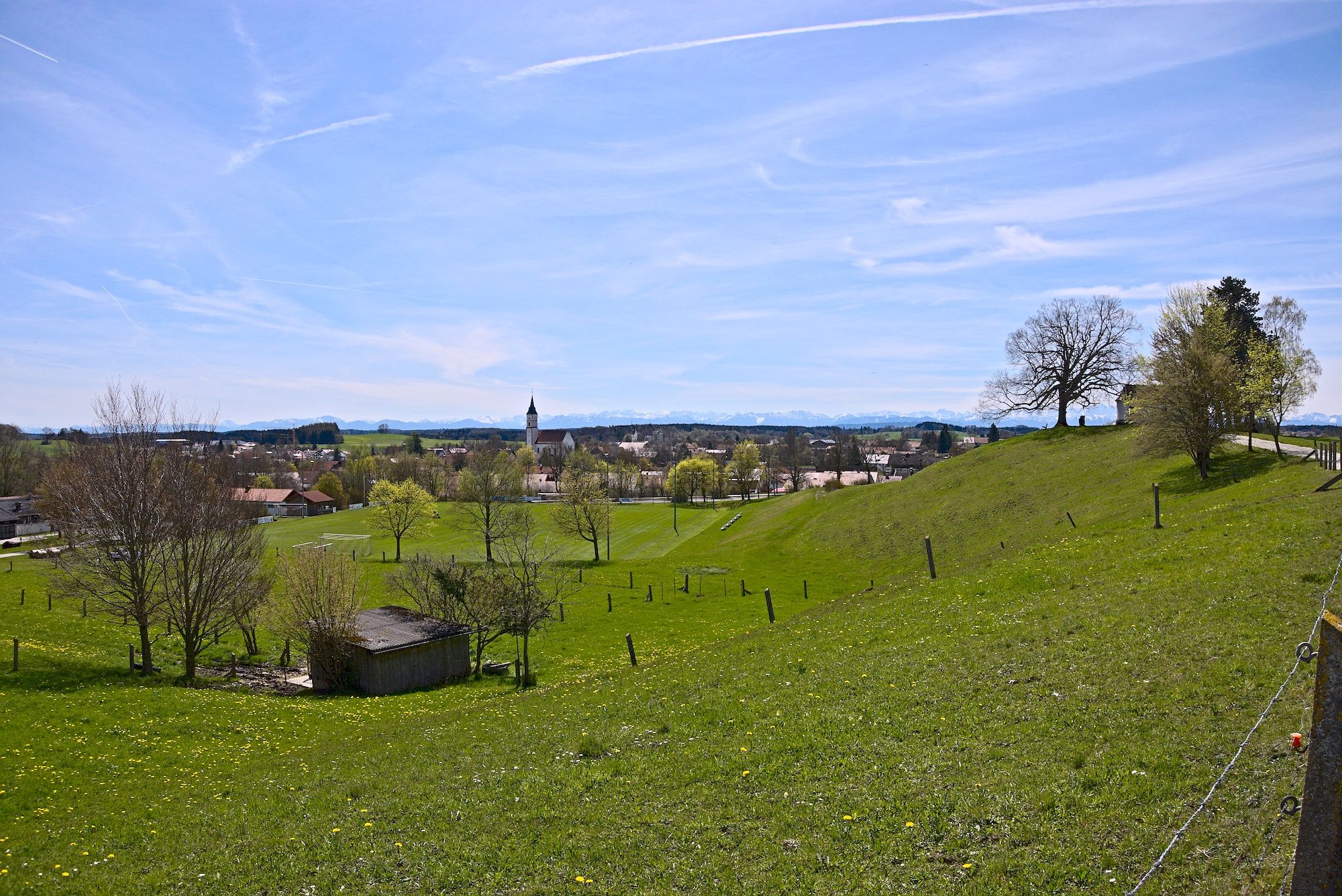Blick auf Thaining