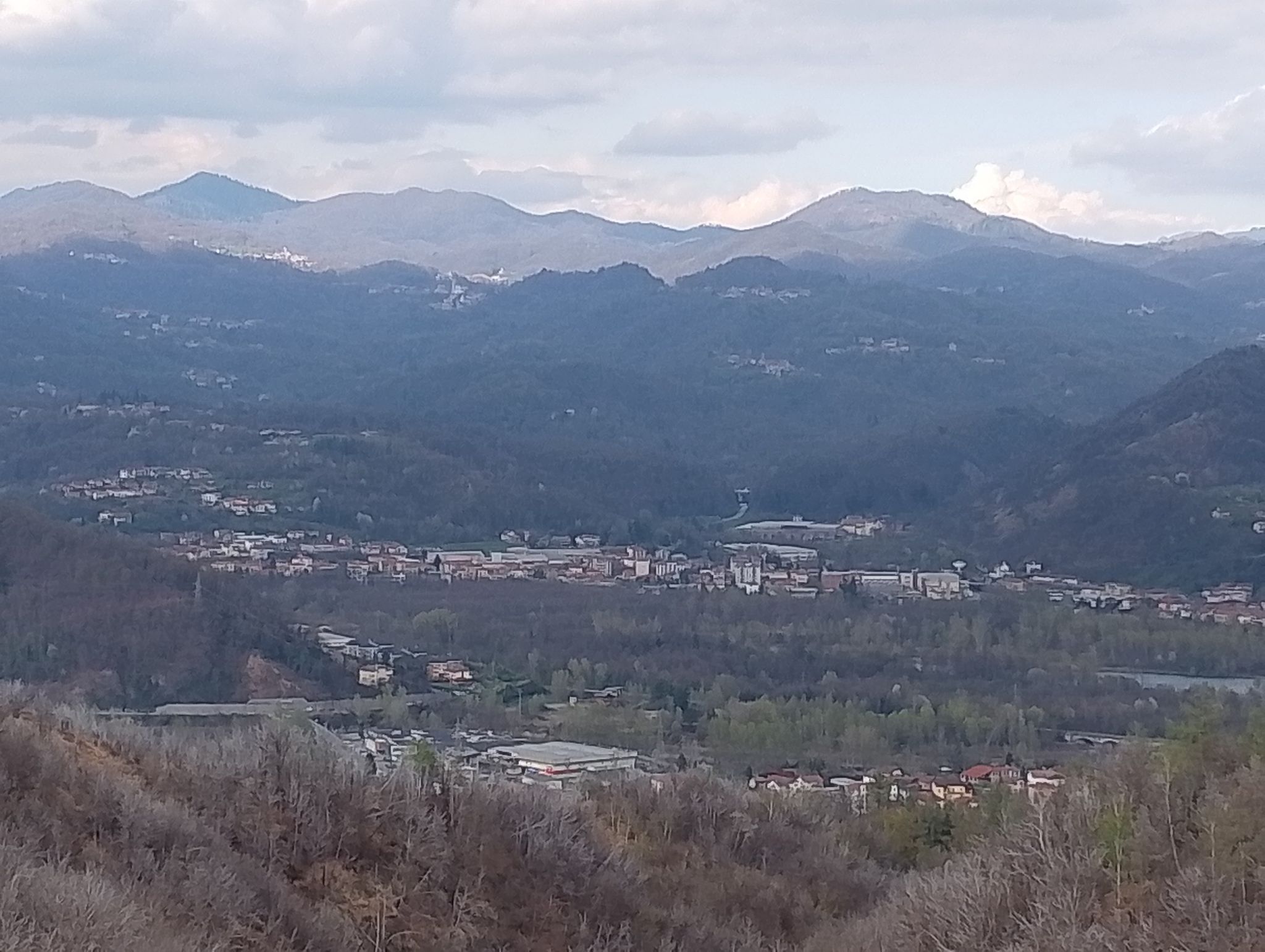 veduta su Borgosesia