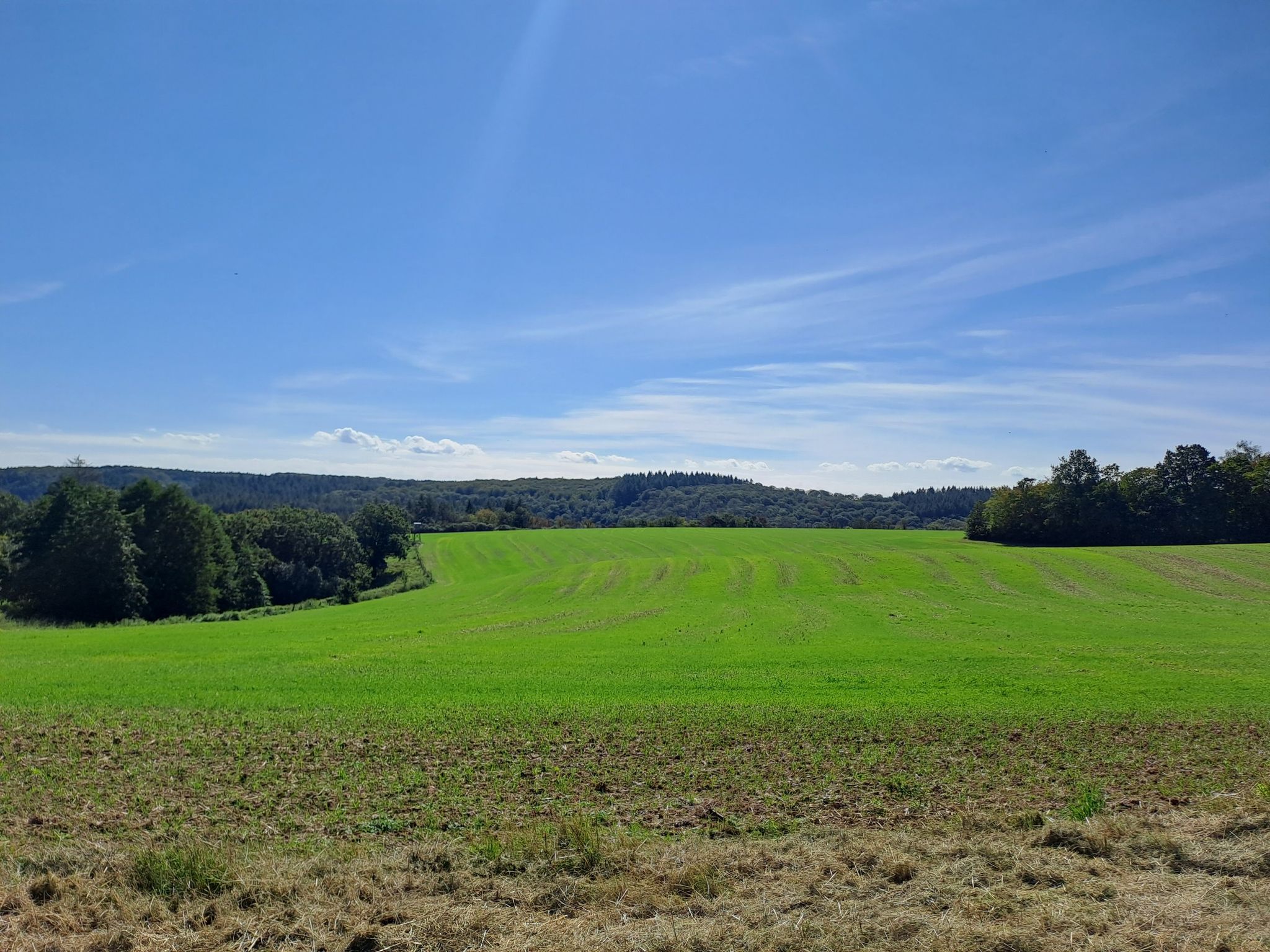 Autobahn im Rücken, aber Panorama ganz schön