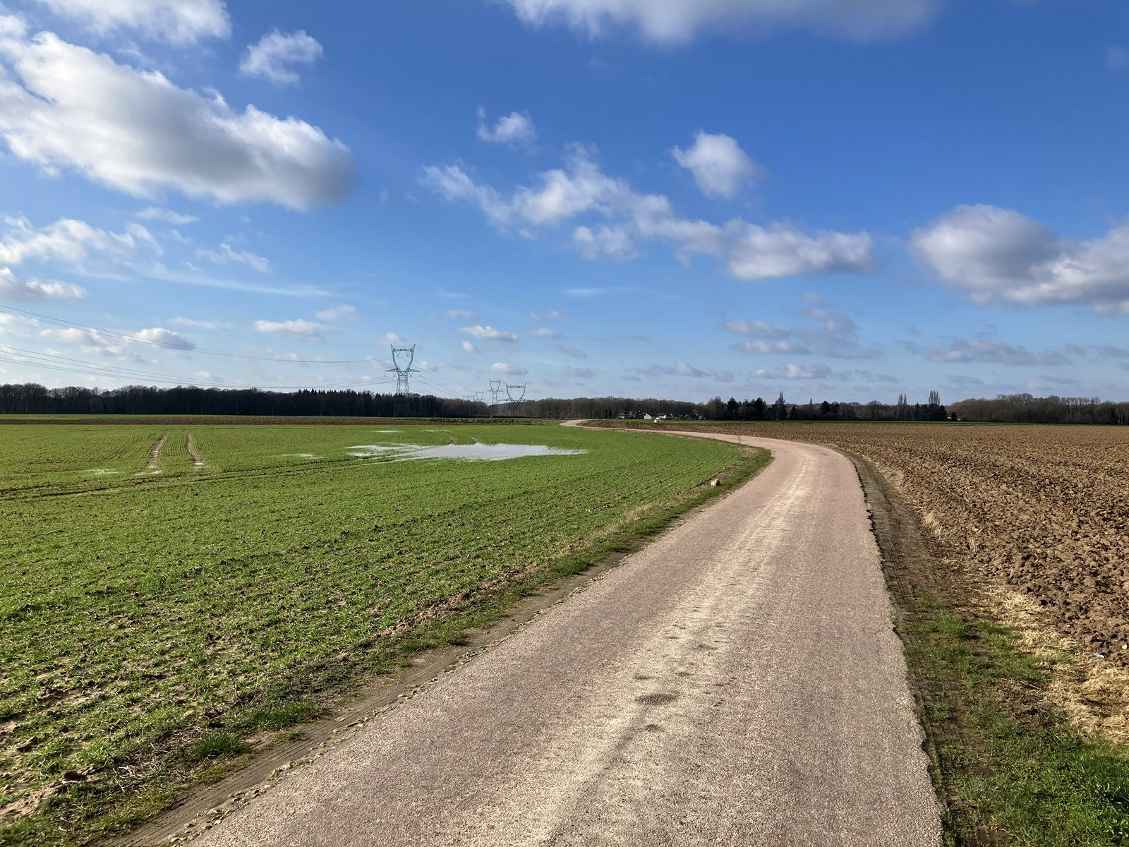 Et enfin le soleil, pour les 2 derniers kilomètres !