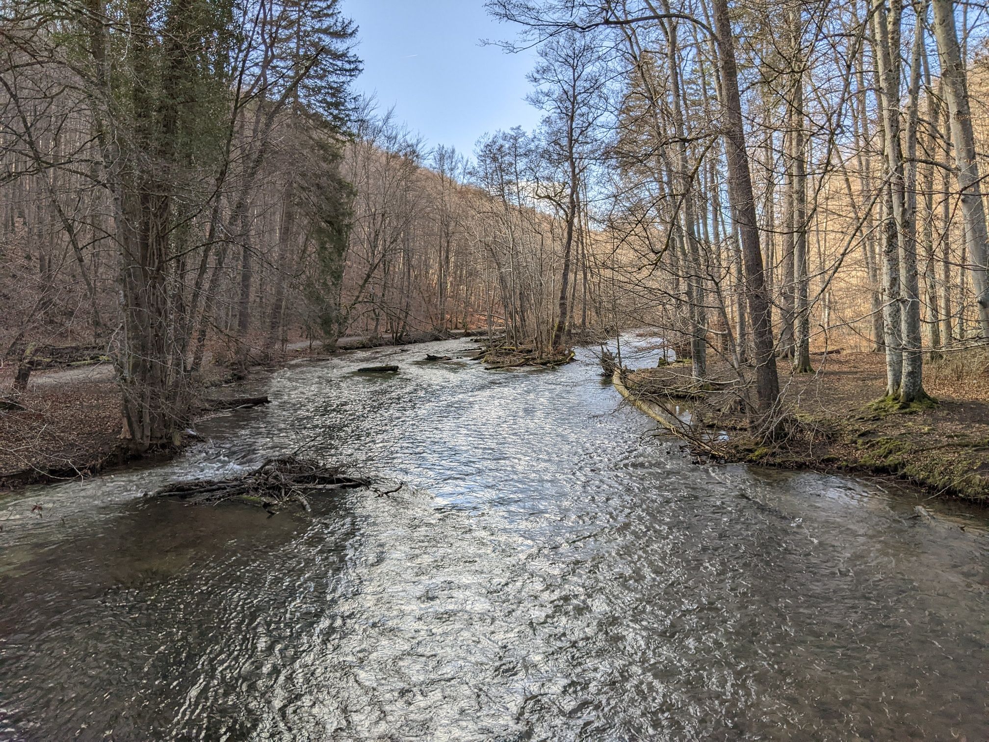 Auf dem Weg entlang der Würm ...