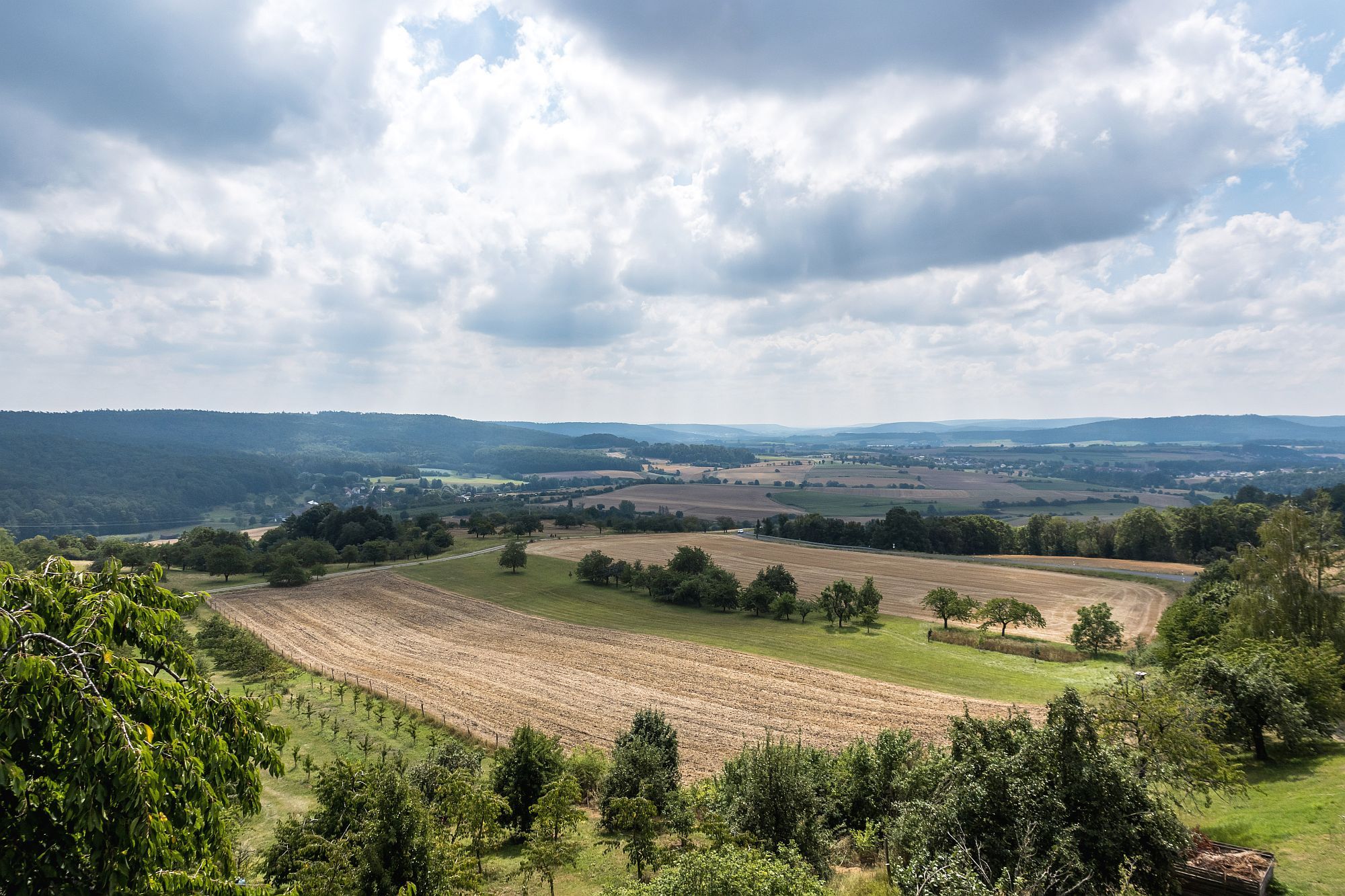 Wunderbarer Ausblick an der Burg Altenstein
