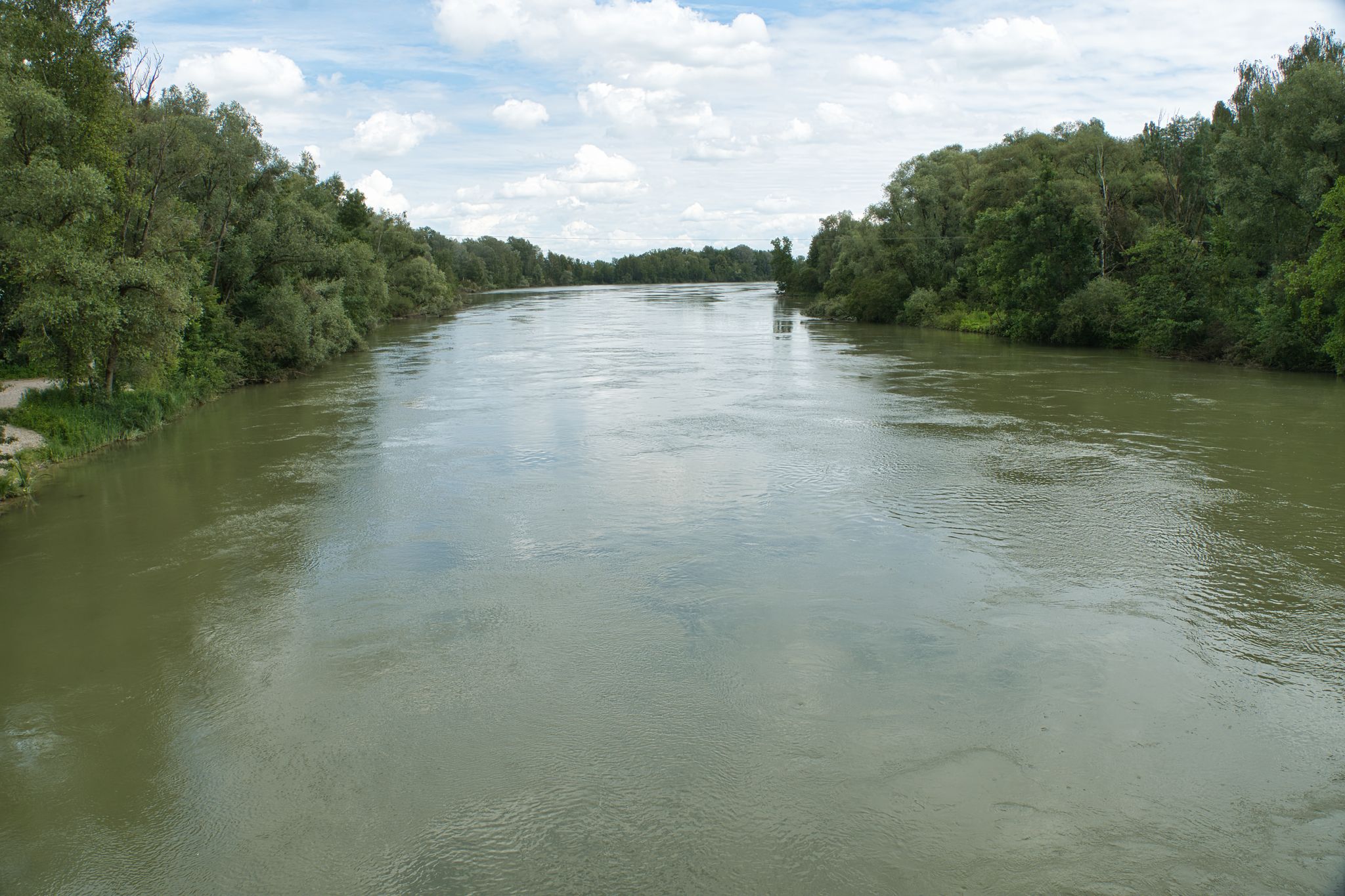 die Isar bei Mamming