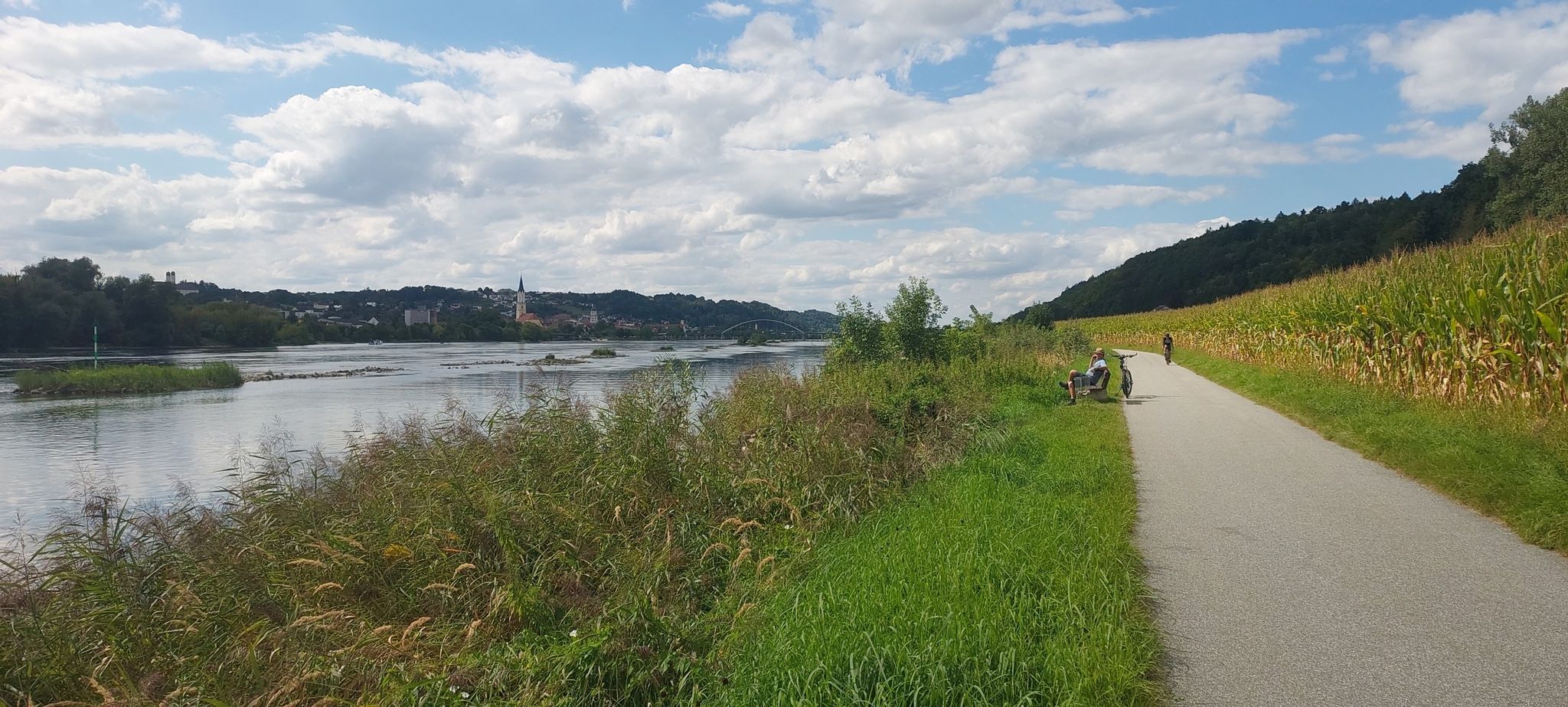 Vilshofen in Sicht