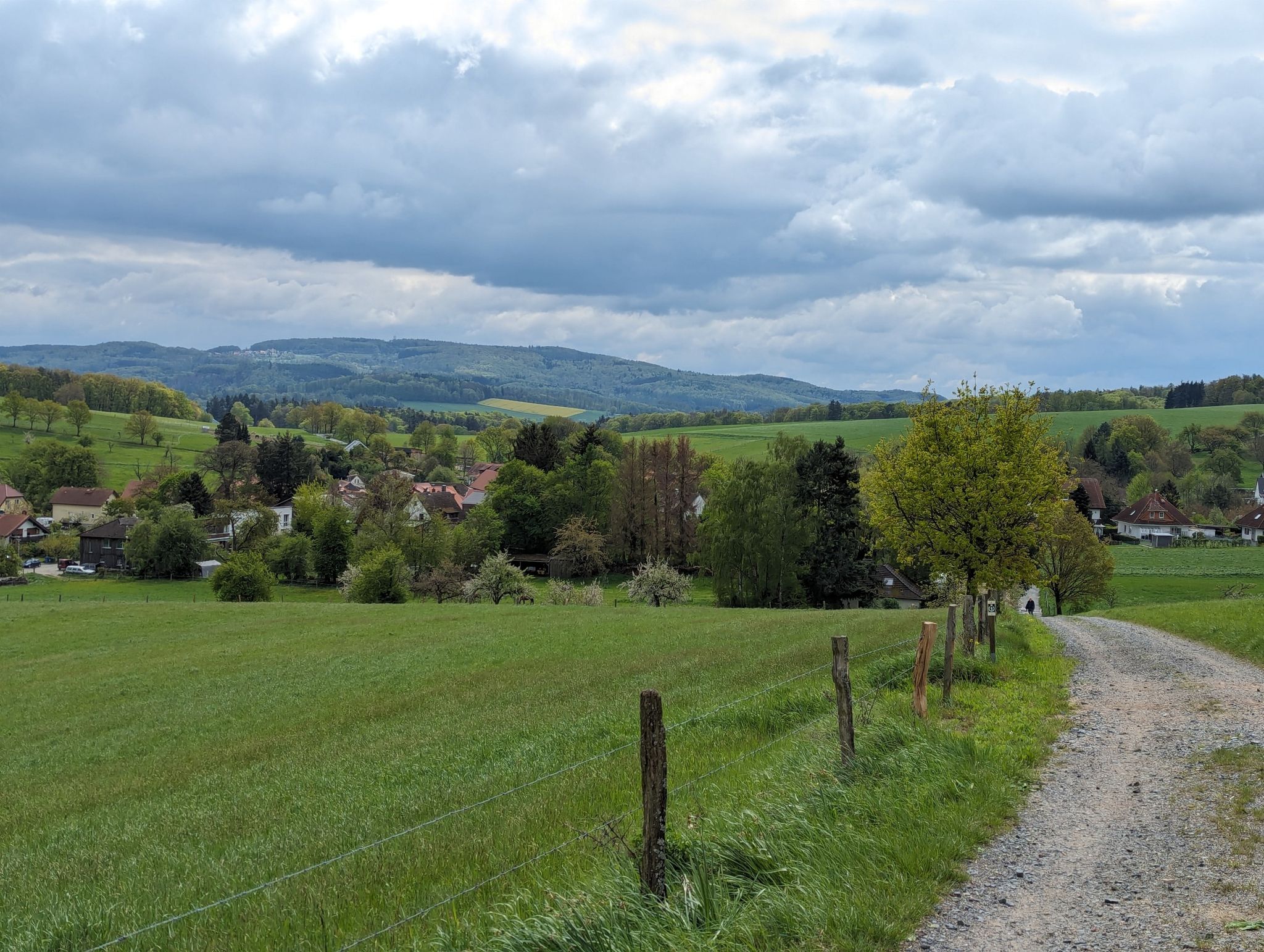 Meist unterwegs auf grob geschotterten Forst- oder Wirtschaftswegen